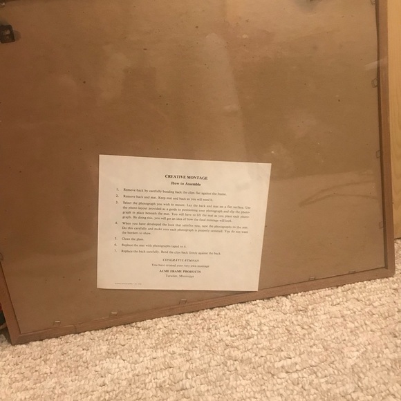 Rare Vintage 16 ❎ 20 Reversible Mat Wood Frame - Picture 3 of 6